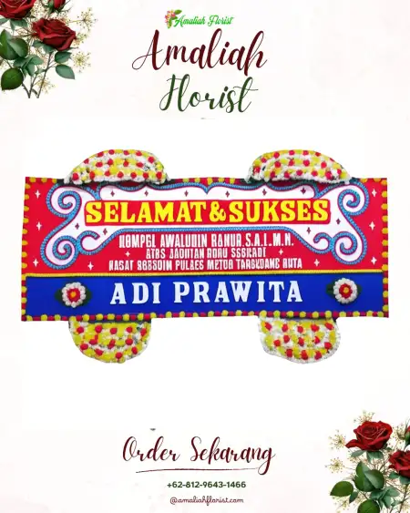 Papan Bunga Ucapan Selamat Belimbing Sari